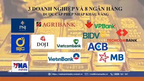 Doanh nghiệp và ngân hàng rục rịch nhập khẩu vàng