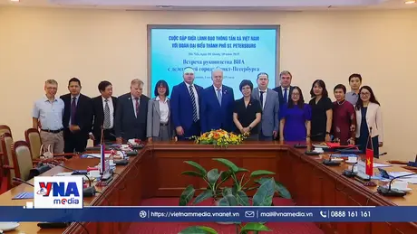 TTXVN tiếp Đoàn đại biểu chính quyền thành phố St.Petersburg