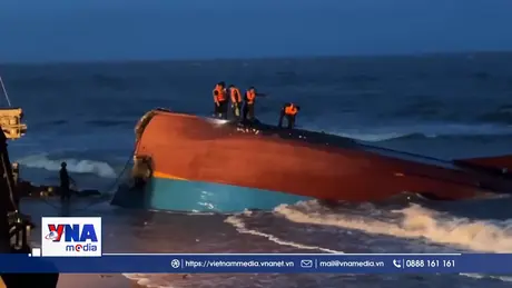 Tìm thêm được 1 nạn nhân bị chìm tàu gần cửa Gianh