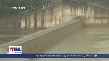 Ngừng tiêu nước vào hệ thống công trình thủy lợi Bắc Đuống