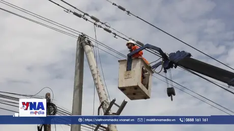 Quảng Trị nỗ lực khôi phục lưới điện sau bão số 10