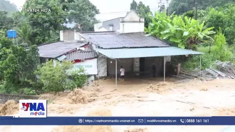 Thanh Hóa thiệt hại nặng nề do mưa bão