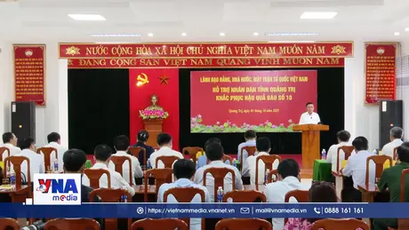Thường trực Ban Bí thư động viên quân dân Quảng Trị