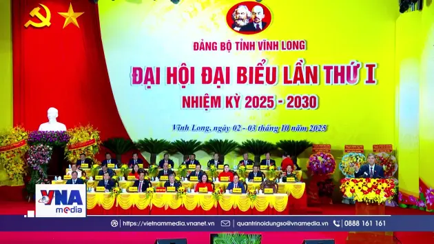 Bế mạc Đại hội đại biểu Đảng bộ tỉnh Vĩnh Long lần thứ I
