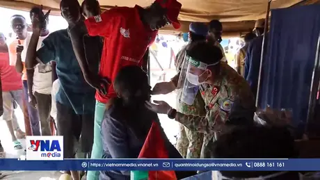 Bàn giao nhiệm vụ Bệnh viện Dã chiến cấp 2 số 6 và số 7