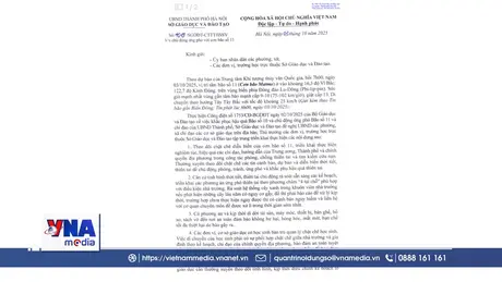 Các trường tại Hà Nội tổ chức dạy học linh hoạt ứng phó bão số 11