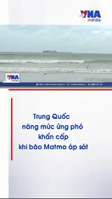 Trung Quốc nâng mức ứng phó khẩn cấp khi bão Matmo áp sát