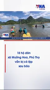 18 hộ dân xã Mường Hoa, Phú Thọ vẫn bị cô lập sau bão