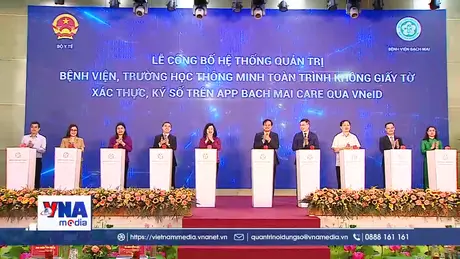 Bệnh viện Bạch Mai công bố số hóa toàn trình, trường học thông minh