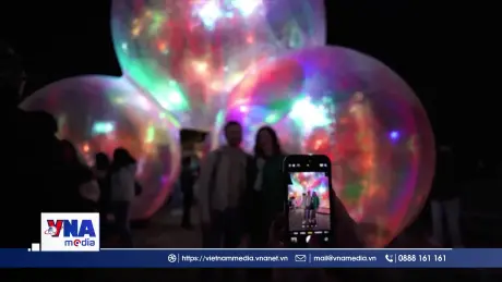 Sôi động lễ hội ánh sáng Essen vì hòa bình