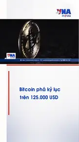 Bitcoin phá kỷ lục trên 125.000 USD 