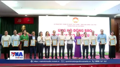 TP.HCM quyên góp 35,6 tỷ đồng hỗ trợ đồng bào bị thiên tai