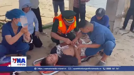 Bộ đội biên phòng Quảng Trị phối hợp cấp cứu ngư dân bị tai biến