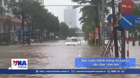 Tổng hợp các điểm úng ngập tại Hà Nội sáng 7/10