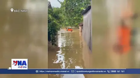 Bắc Ninh vỡ đê bối xã Tiên Lục