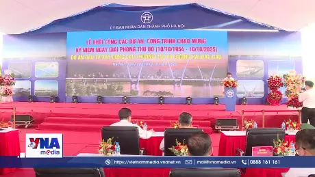 Hà Nội khởi công cầu Thượng Cát qua sông Hồng