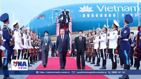 Tổng Bí thư Tô Lâm bắt đầu thăm cấp Nhà nước tới Triều Tiên