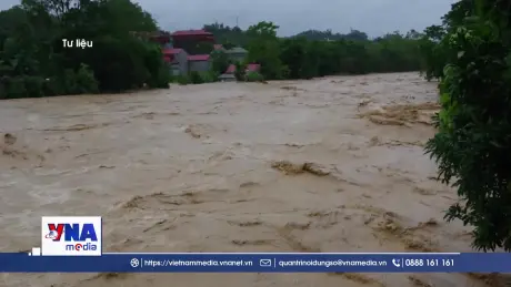 Lũ trên sông Cầu, sông Thương vẫn tiếp tục đang lên
