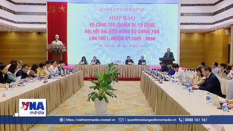 Sắp diễn ra Đại hội đại biểu Đảng bộ Chính phủ lần thứ I