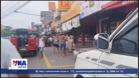 Động đất có độ lớn 7,4 tại Philippines