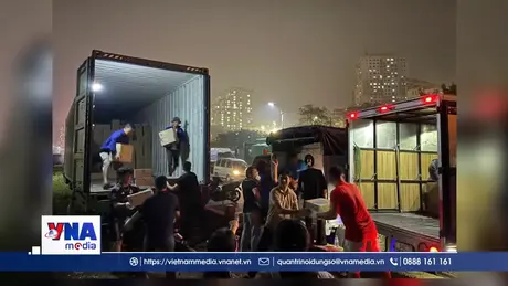 Miễn phí vận chuyển hàng cứu trợ bằng tàu hỏa