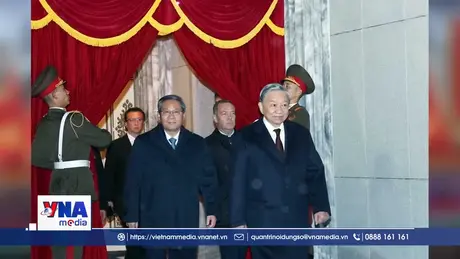 Tổng Bí thư Tô Lâm dự Lễ duyệt binh kỷ niệm 80 năm thành lập Đảng Lao động Triều Tiên