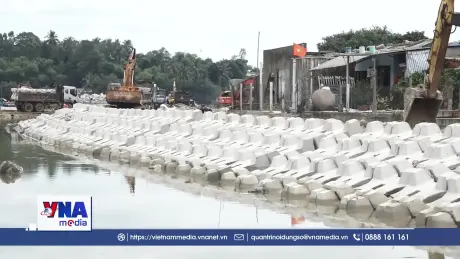 Quảng Ngãi kè biển giữ bờ, ổn định đời sống người dân vùng sạt lở
