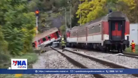 Hai tàu cao tốc đâm nhau khiến nhiều người bị thương ở Slovakia