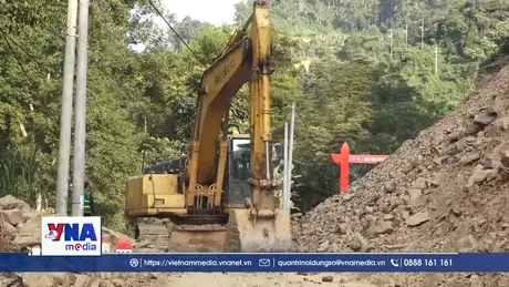 Cao Bằng khẩn trương khai thông các đoạn đường bị tắc nghẽn
