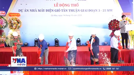 Cà Mau sẽ có thêm 61,5 triệu kWh điện gió vào cuối năm 2026