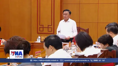 Thường trực Ban Bí thư chủ trì giao ban công tác Quý III/2025