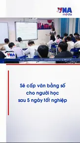 Sẽ cấp văn bằng số cho người học sau 5 ngày tốt nghiệp