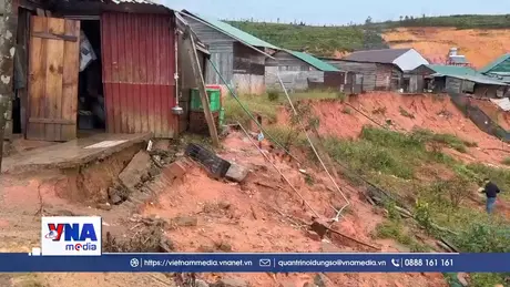 Thấp thỏm khi sạt lở bủa vây khu tái định cư Đưng K’Nớ