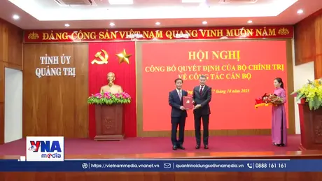 Điều động ông Nguyễn Văn Phương giữ chức Bí thư Tỉnh ủy Quảng Trị