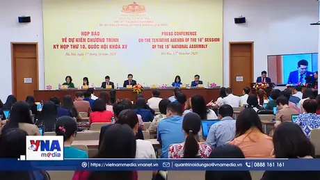 Họp báo về dự kiến chương trình kỳ họp thứ 10, Quốc hội khóa XV