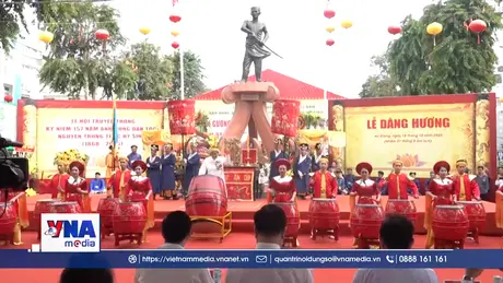 Dâng hương tưởng niệm Anh hùng dân tộc Nguyễn Trung Trực