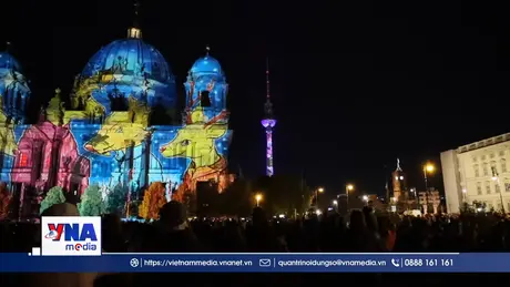 Đêm Berlin (Đức) lung linh trong Lễ hội ánh sáng