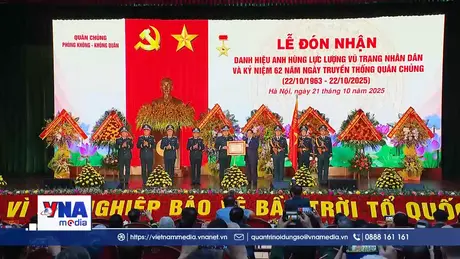 Quân chủng Phòng không – Không quân nhận danh hiệu Anh hùng