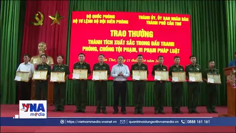 Bộ tư lệnh Biên phòng khen thưởng đột xuất phòng, chống tội phạm
