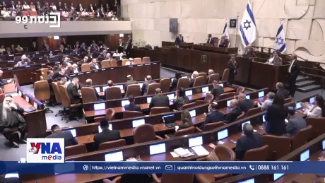 Căng thẳng bùng phát tại kỳ họp Quốc hội Israel
