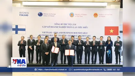 Tổng Bí thư Tô Lâm gặp gỡ doanh nghiệp Phần Lan tiêu biểu