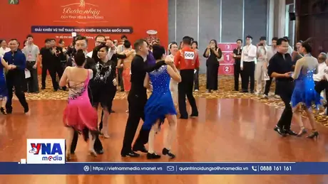 Khai mạc Giải Khiêu vũ thể thao Người khiếm thị toàn quốc năm 2025