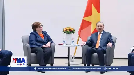 Tổng Bí thư Tô Lâm tiếp Chủ tịch Đảng Cộng sản Phần Lan