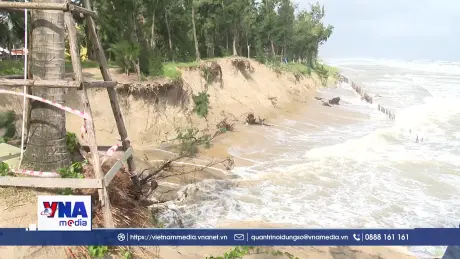 Đà Nẵng ngăn chặn tình trạng sạt lở bờ biển