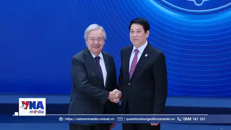 Các đại biểu tham dự Lễ mở ký Công ước Hà Nội