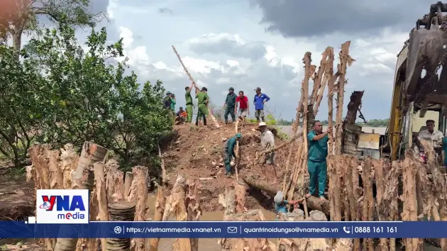 Người dân bất an khi cồn Thanh Long bị sạt lở