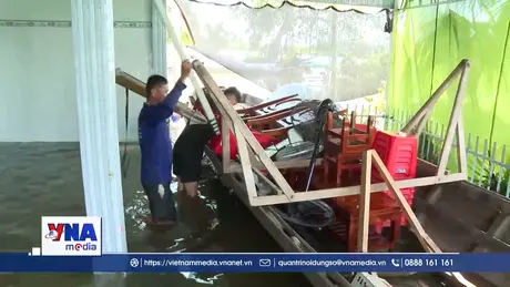 Tây Ninh khẩn trương ứng phó đỉnh lũ tại vùng Đồng Tháp Mười