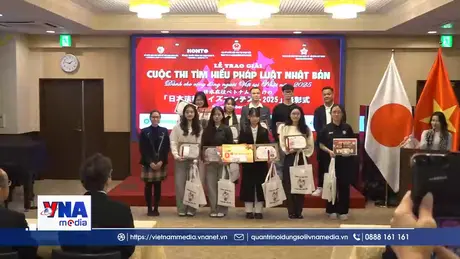 Trao giải cuộc thi tìm hiểu pháp luật Nhật Bản năm 2025
