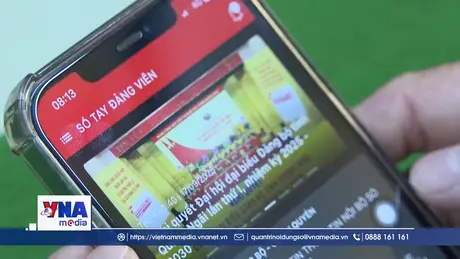 Hiệu quả thiết thực từ Sổ tay đảng viên điện tử