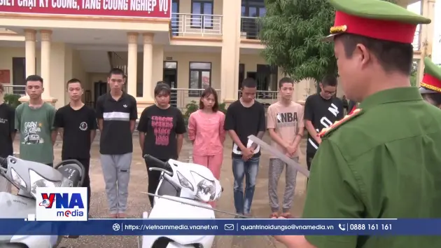 Công an tỉnh Ninh Bình điều tra, xử lý 12 thanh, thiếu niên về hành vi gây rối trật tự công cộng